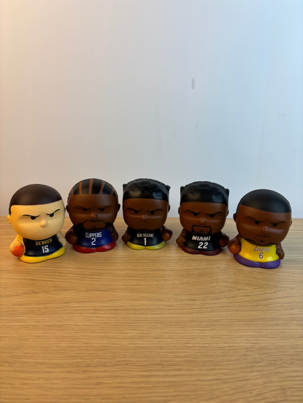 NBA Squeezymates Basketball Team Squishy Figure Set -‎ Multicolor
